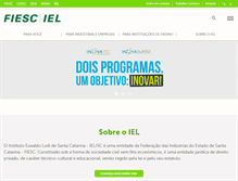 Tablet Screenshot of ielsc.org.br